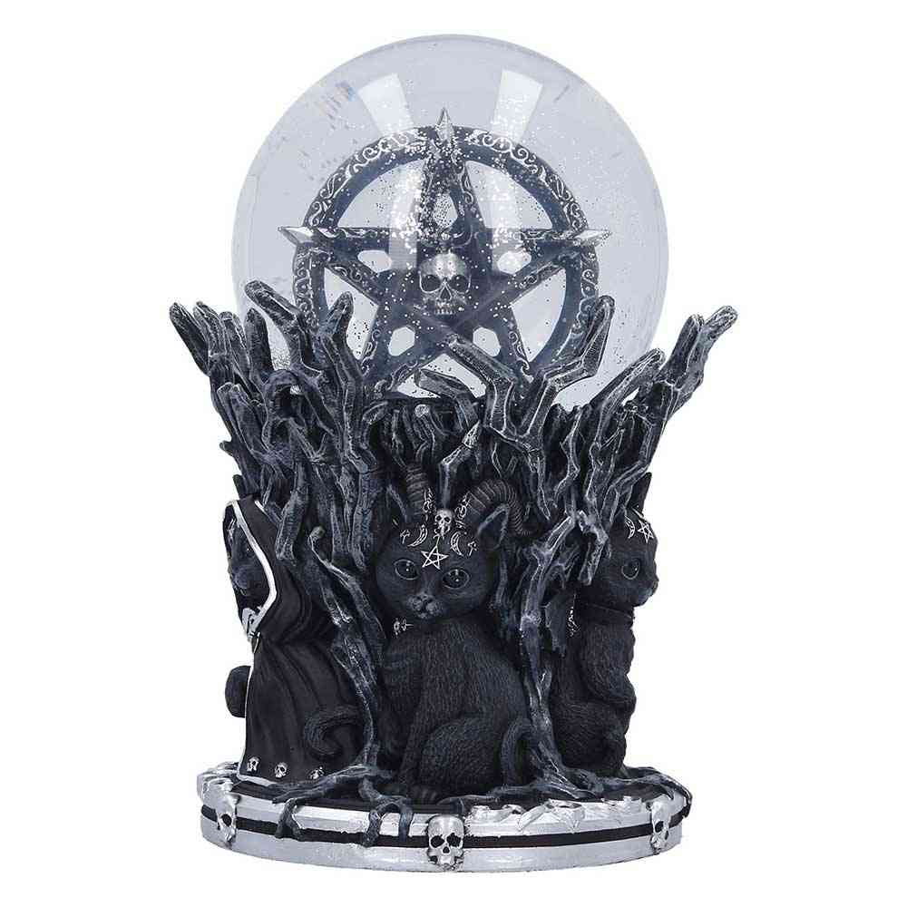 Nemesis Now - Cult Cuties Circle of Mischief Snow Globe Figurine - Multicolours